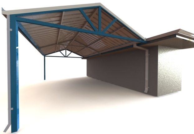 gable style patio